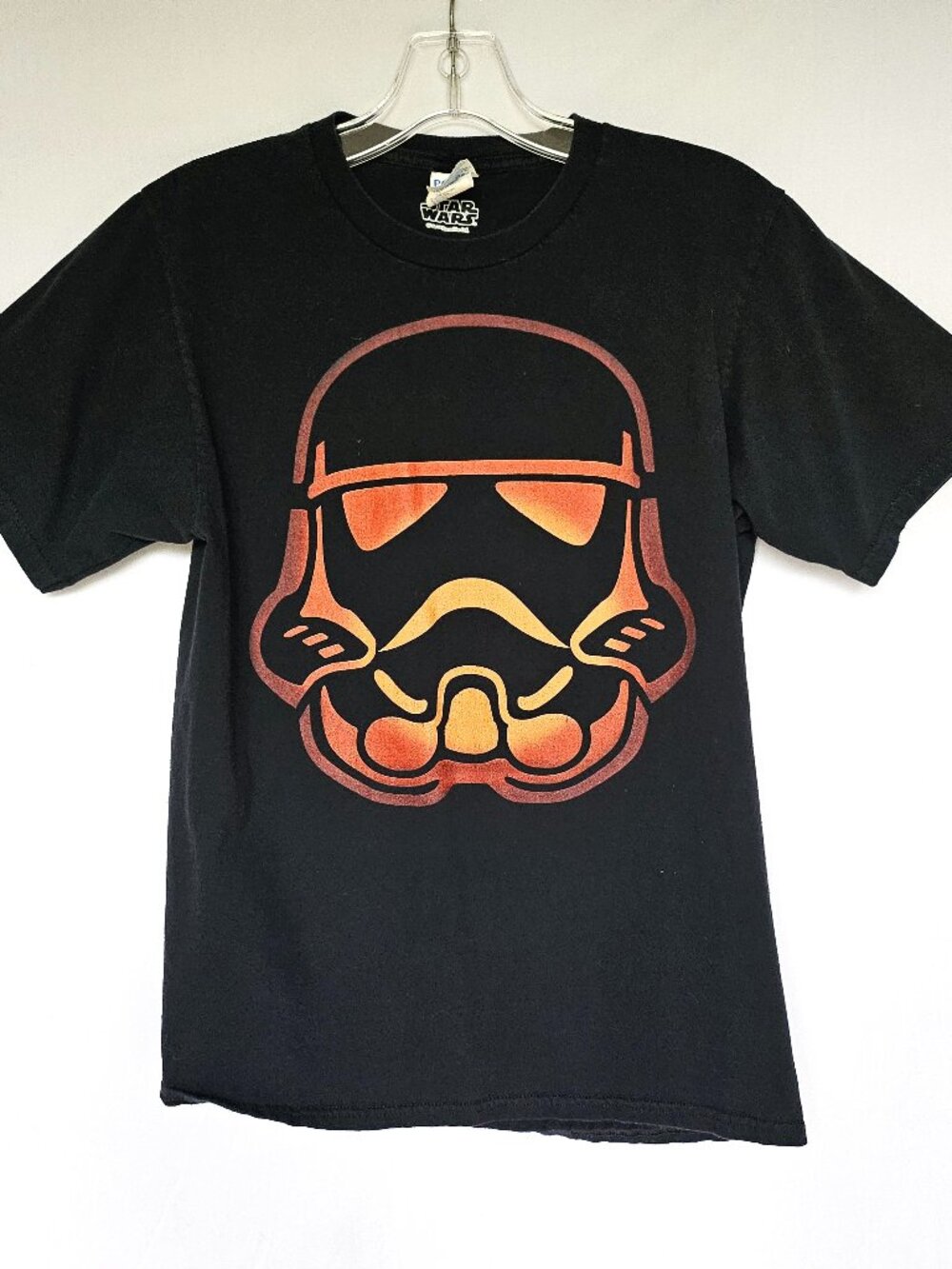 Star Wars | Stormtrooper Halloween T-Shirt | Black Orange | Men's S